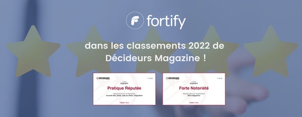 Fortify dans les classements 2022 de Décideurs Magazine